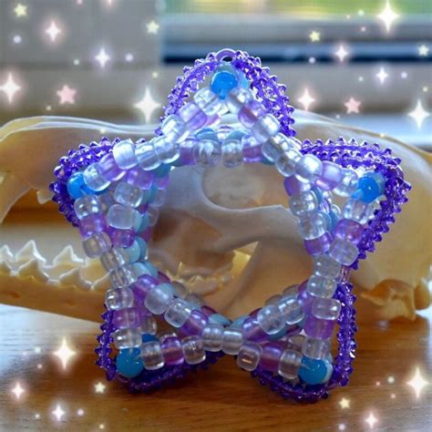 Kawaii Star Cuff Kandi Bracelet 11 By Inkuubus In 2024 Kandi