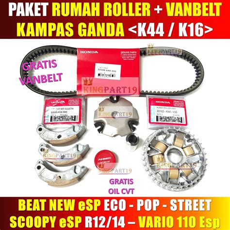 Jual Paket Rumah Roller Vanbelt VBELT Beat FI ESP POP SPORTY VARIO