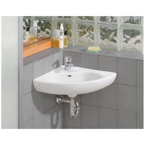 Small Wall Mount Corner Bathroom Sink