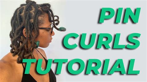 Pin Curls Tutorial For Thick Locs Youtube