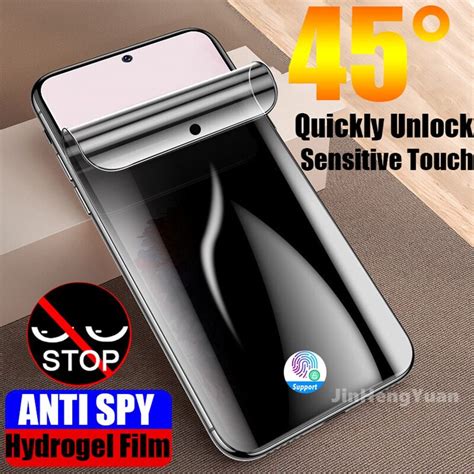 Anti Spy Hydrogel Film Samsung Galaxy S9 S8 S20 S20fe S21 Plus S10