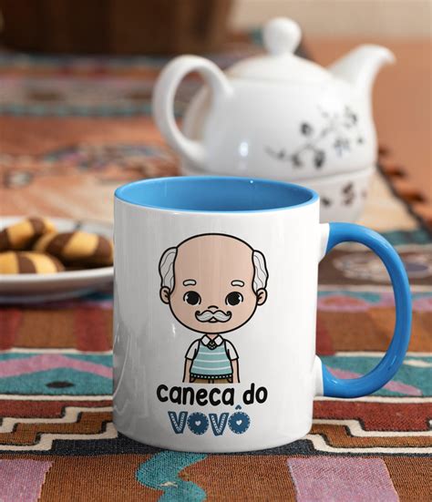 Caneca Do Vov Loja Janart Estampas Elo Produtos Especiais