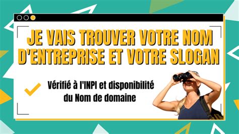 Je Vais Trouver Le Nom Le Slogan De Votre Entreprise Par Jessicabisiaux