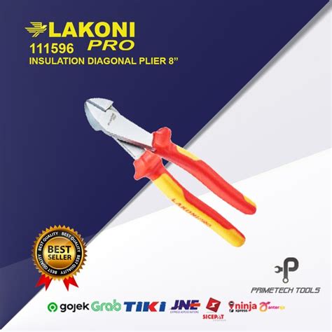 Jual LAKONI PRO TANG POTONG INSULATION LISTRIK DIAGONAL PLIER 8 INCH