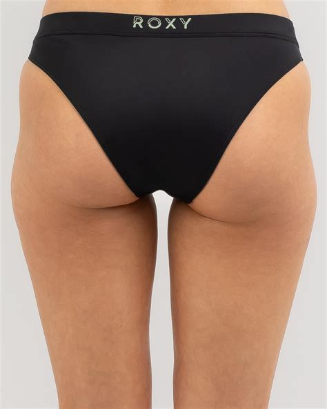 Shop Roxy Active Sd Classic Bikini Bottom In Anthracite Fast Shipping Easy Returns City