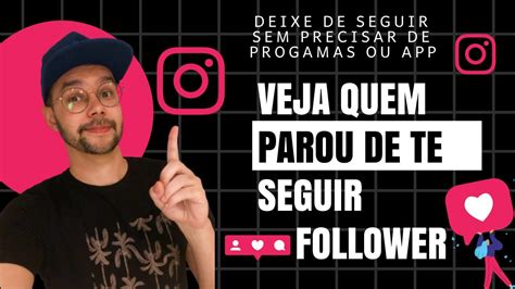 Não seguidores no Instagram Extensão navegador Chrome YouTube