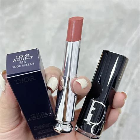 Son Dior Addict Shine Refillable Lipstick 616 Nude Mitzah Màu Nude Đất Vua Hàng Hiệu