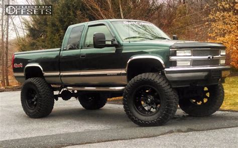 1998 Chevrolet K1500 Wheel Offset Super Aggressive 3"-5" Lifted >9 ...