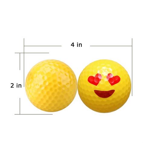 Set of Emoji Golf Balls Perfect for Gifts - Emoji Galore