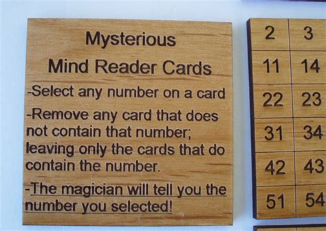 Mind Reader Cards Creative Crafthouse Puzzle Warehouse