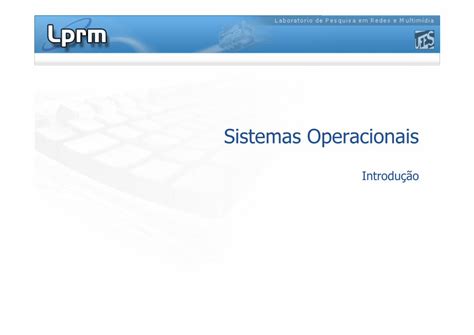 Pdf Sistemas Operacionais Alex Pdf Fileobjetivo Do Curso Sistemas