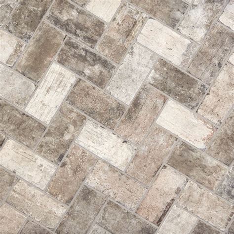 San Juan Blanco Porcelain Tile White Tile Brick Look Tile New York