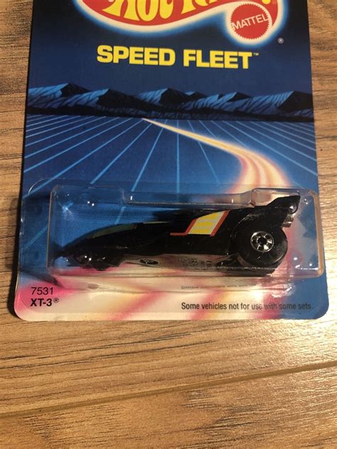 Hot Wheels Xt 3 Black 1986 Speed Fleet Card Ebay