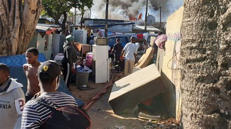 Watch Hundreds Left Homeless After Fire Rips Through Durban Informal