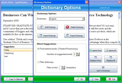 Spell Checker - SSuite Office Software | A stand-alone spell checker ...