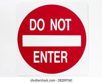 Do Not Enter Symbol Stock Vector Royalty Free Shutterstock