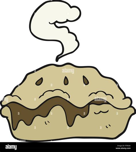 Freehand Drawn Cartoon Hot Pie Stock Vector Image Art Alamy