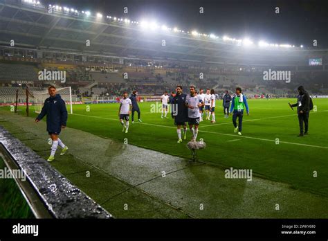 Lazio Players celebrate the victory after the Serie A match between ...