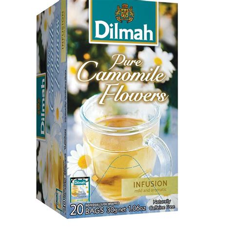 Jual New Arrival Dilmah Pure Camomile Flower Tea Teh Celup Shopee