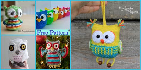 12 Cutest Crochet Amigurumi Owl Free Patterns DIY 4 EVER