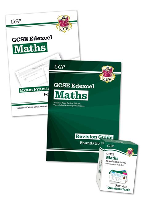 GCSE Maths Edexcel Revision Bundle Foundation CGP Books