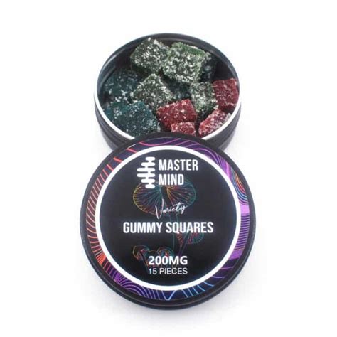 Mastermind Shroom Gummy Squares 3000mg Bc Bud Supply