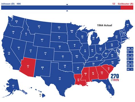 Presidential Election of 1964 - 270toWin