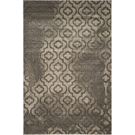 Winston Porter Tapis G Om Trique Gris Gris Fonc En Polypropyl Ne