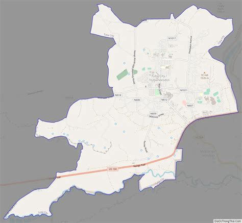 Map of Tuba City CDP