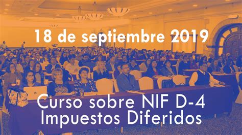 Curso Sobre Nif D Impuestos Diferidos Youtube