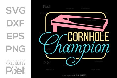 Cornhole Champion Svg Cut File Graphic By Pixel Elites · Creative Fabrica