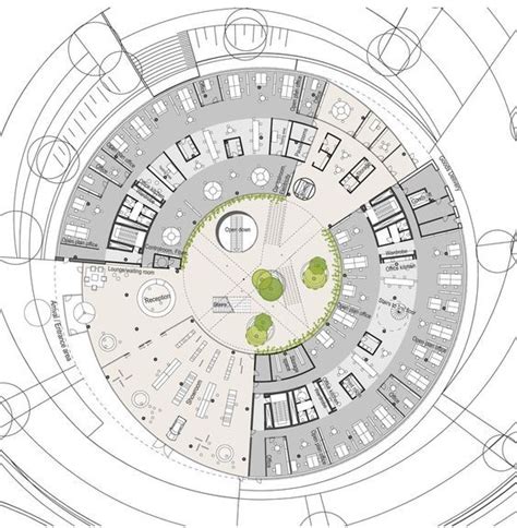 Pin By Vincent On Map 1 Circular Buildings Architecture Plan