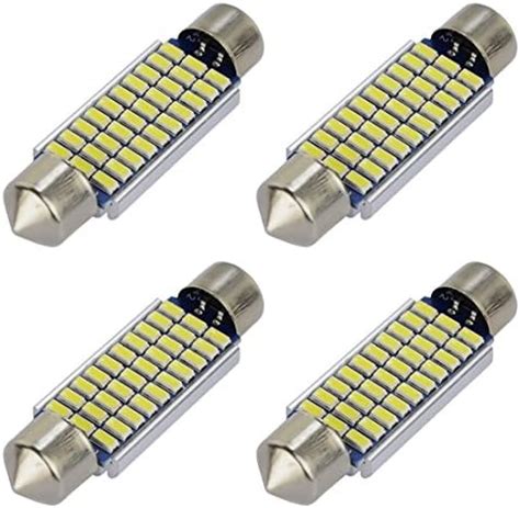 Safego 4x C5W LED Canbus Senza Errori 39mm 30SMD 3014 Lampadine Per