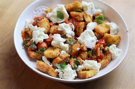 Culy Homemade Panzanella Caprese Salade Recipe Caprese Food