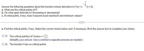 Solved Answer The Following Questions About The Function