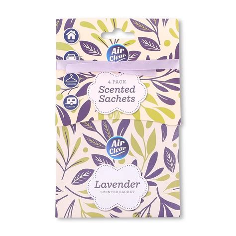 4 LAVENDER SCENTED SACHETS | Poundstretcher