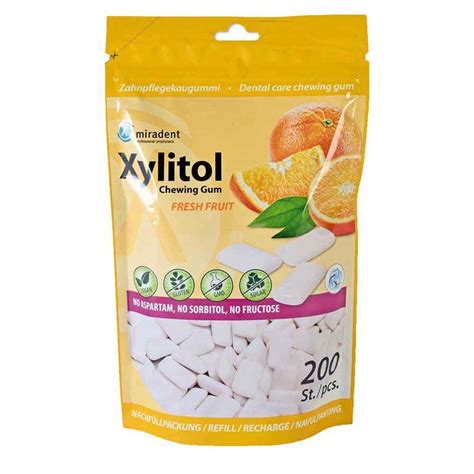 Miradent Xylitol Zahnpflegekaugummi Freshfruit Ref 200 St Online Bei