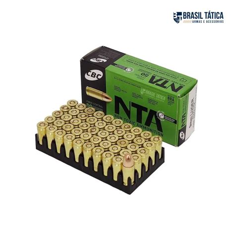 MUNIÇÃO CBC 9MM NTA EOOG 124GR Brasil Tática Loja de Armas