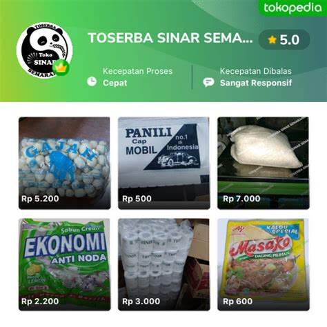 Toko Toserba Sinar Semarang Online Produk Lengkap And Harga Terbaik