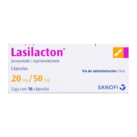 LASILACTON 50 20MG 16CAP SANOFI Flosamed