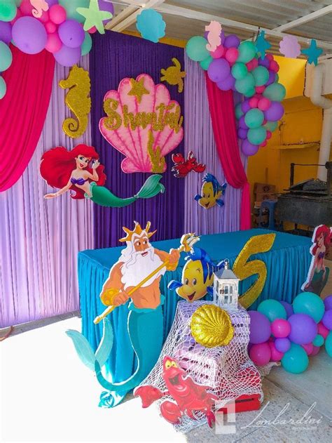 Ariel Party Mermaid Theme Birthday Party Ariel Birthday Party