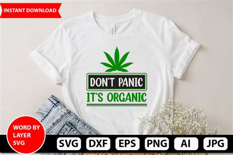 Don T Panic It S Organic Svg Design Graphic By Apon Design Store