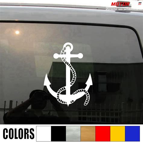 Anchor Rope Chain Decal Sticker Car Vinyl Pick Size Color Die Cut No