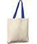 Liberty Bags Gusseted 10 Ounce Natural Tote Bag With Colored Handle EBay