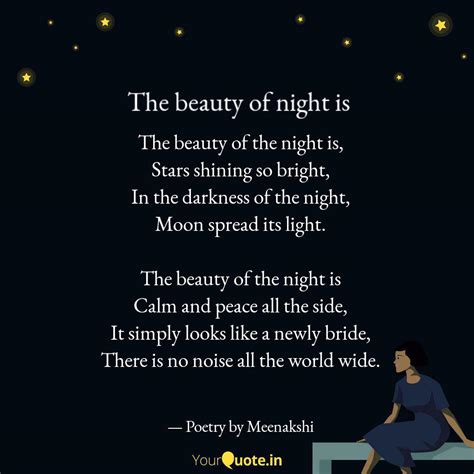 The Beauty Of The Night I Quotes Writings By Meenakshi Bansal