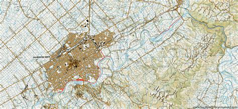 Manawatu River Pathway / Te Ara Tahitika o Manawatu Map, : Topo Maps of ...