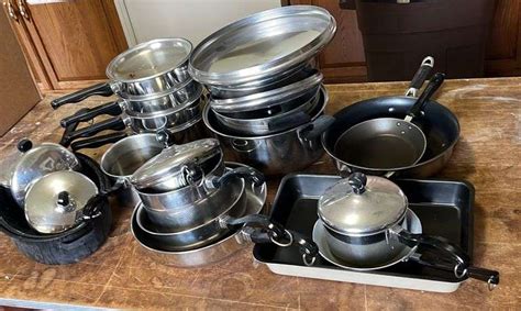 Large Variety of Cooking Pots and Pans - Sherwood Auctions