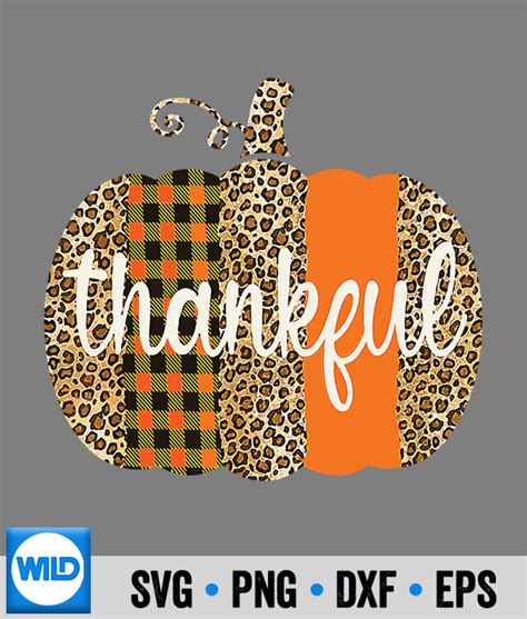 Pumpkin SVG, Thankful Pumpkin Happy Thanksgiving Day SVG - WildSvg