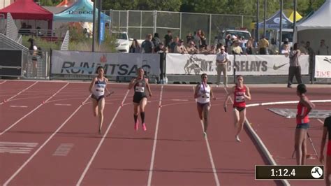 Mt Sac Relays Videos Womens 4x400m Relay Elite Section 1 Mt