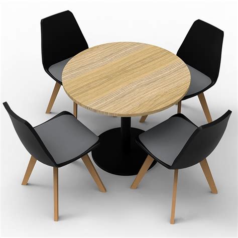 STACEY MEETING TABLE and 4 DEAKIN CHAIR PACKAGE